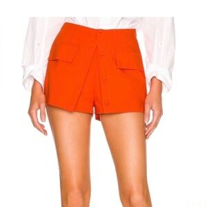 Superdown Orange Shorts